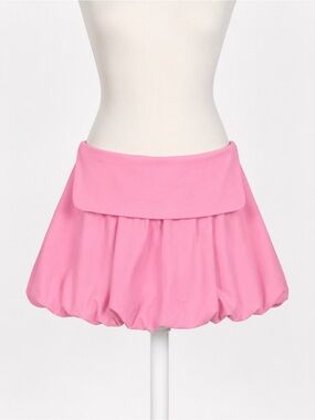 Zara Pink Mini Bubble Skirt